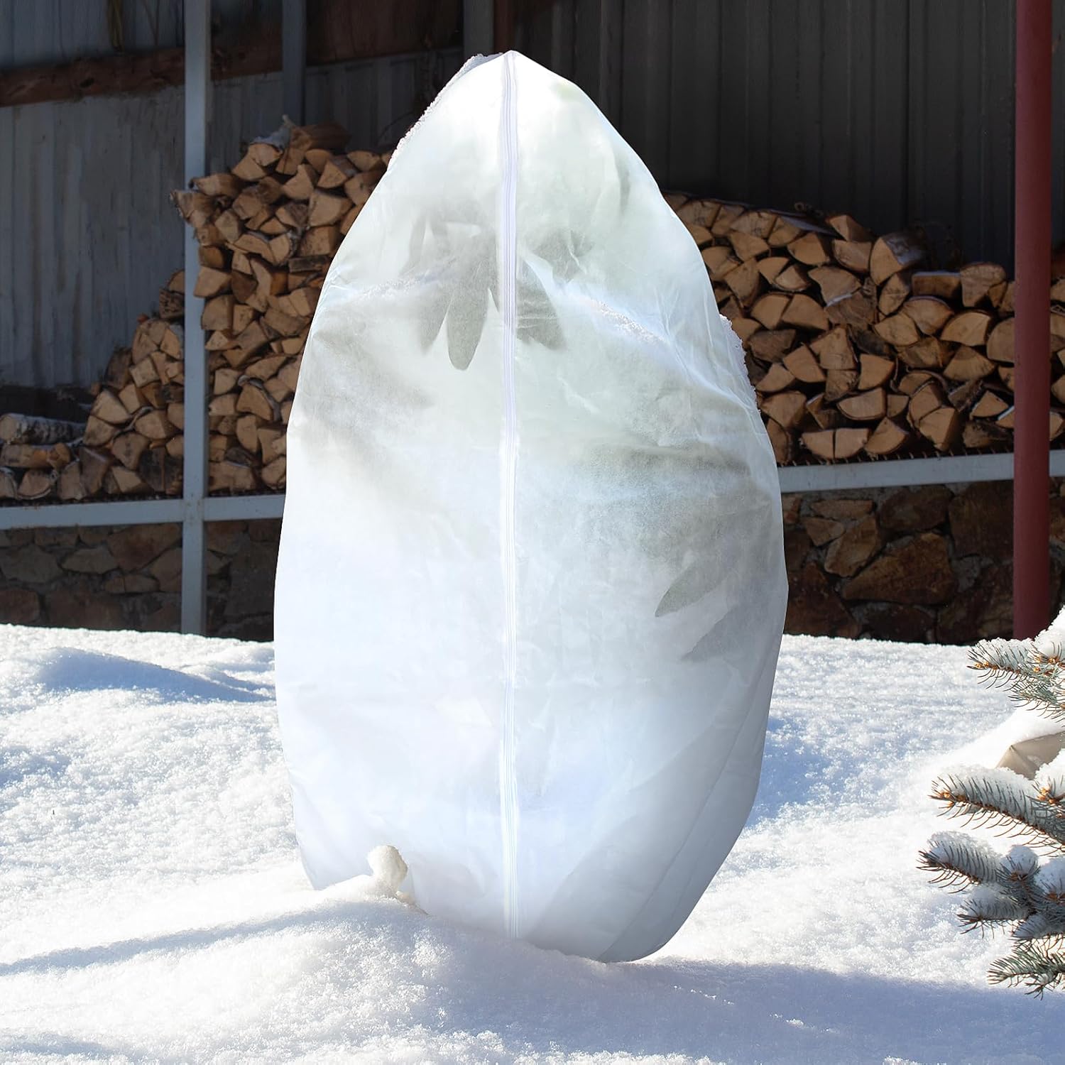 Fleece musim sejuk yang tidak ditenun pertanian untuk tumbuh -tumbuhan